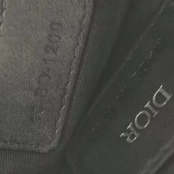 AUTH Christian Dior Trotter Canvas Card Case Pouch Navy Blue - Picture 7 of 7